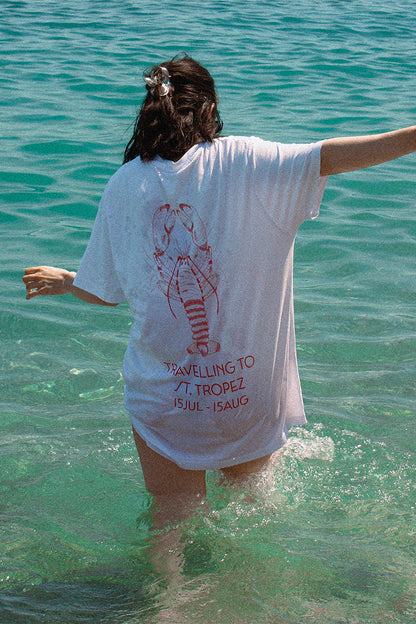 Let's Match and Never Meet T-Shirt - White